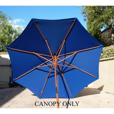 Formosa Covers 9ft Umbrella Replacement Canopy 8 Ribs in Royal (Canopy Only)   555827169